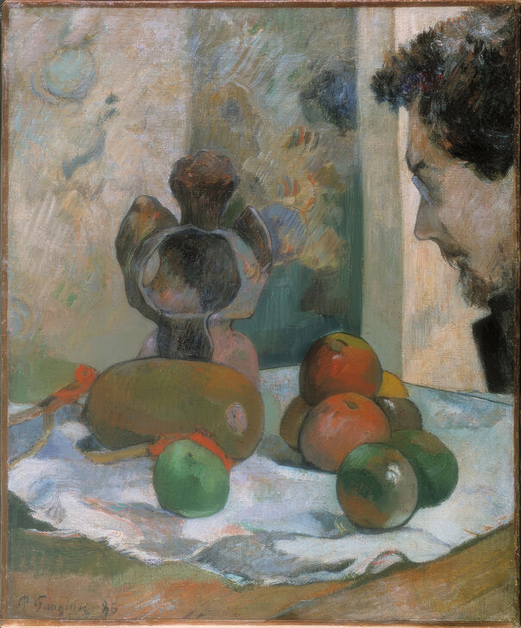 Natureza morta com Perfil de Laval de Paul Gauguin