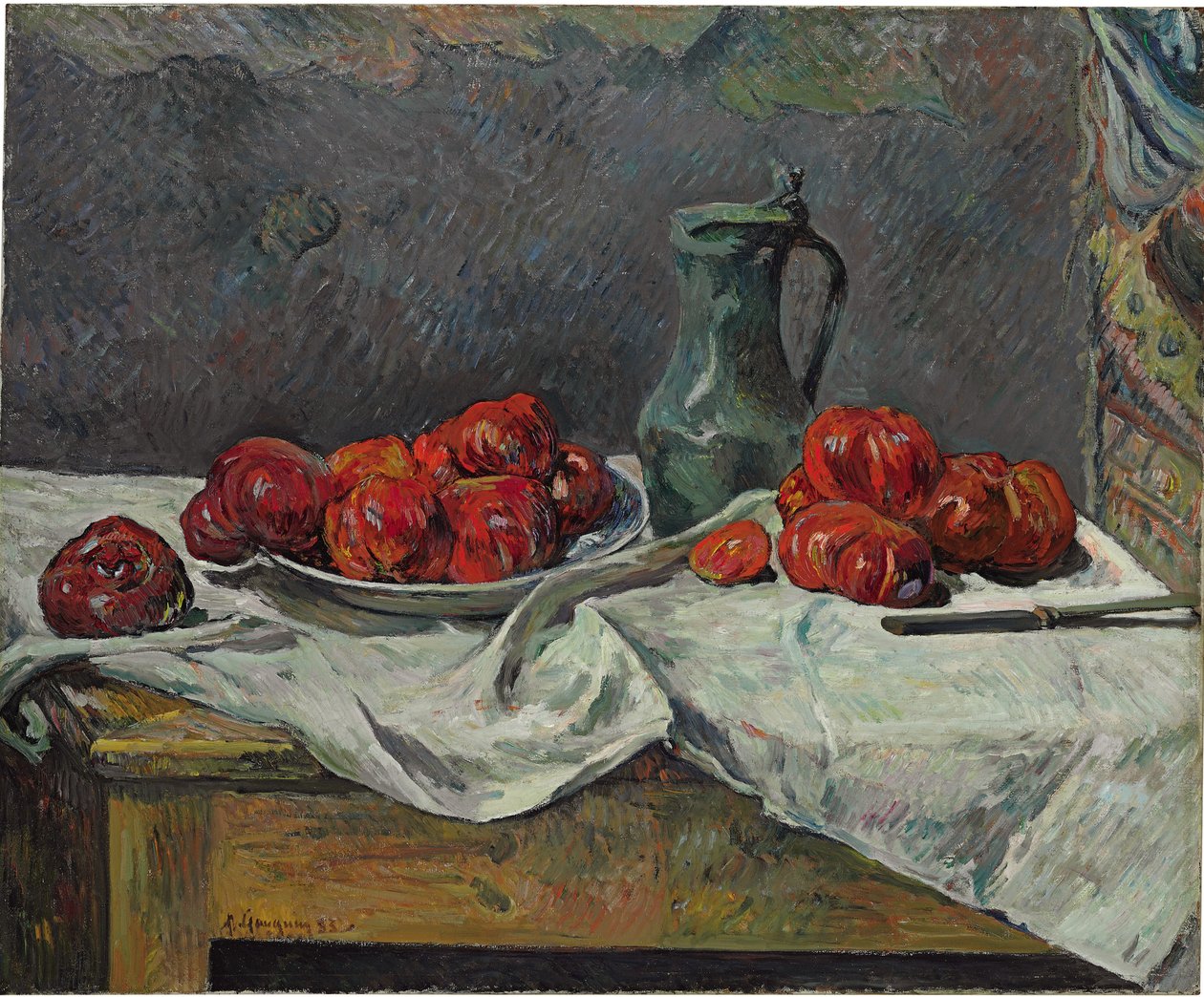 Natureza morta com tomates, 1883 de Paul Gauguin