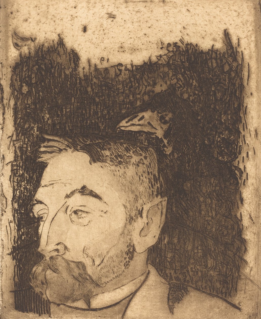 Stephane Mallarmé, 1891. de Paul Gauguin