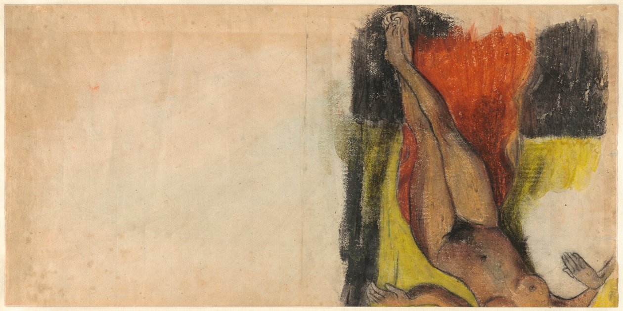 Estudo para Aita tamari vahine Judith te parari de Paul Gauguin