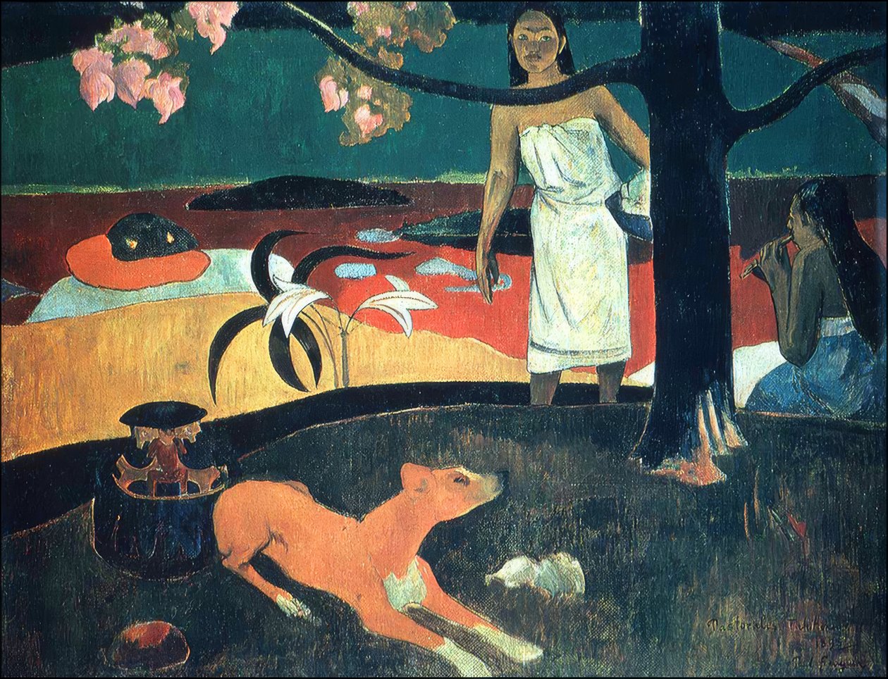 Taiti: Pastor do Taiti, Paul Gauguin (1893) de Paul Gauguin
