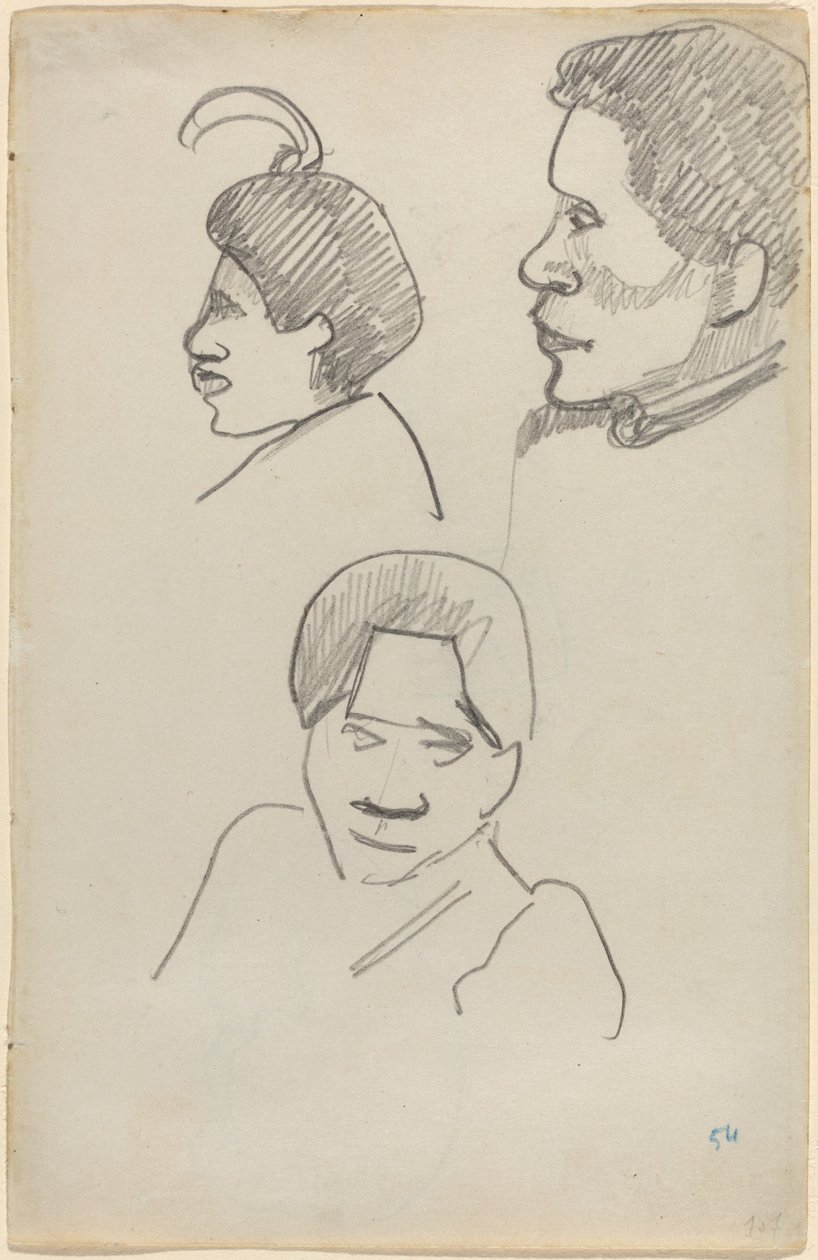 Cabeças do Taiti de Paul Gauguin