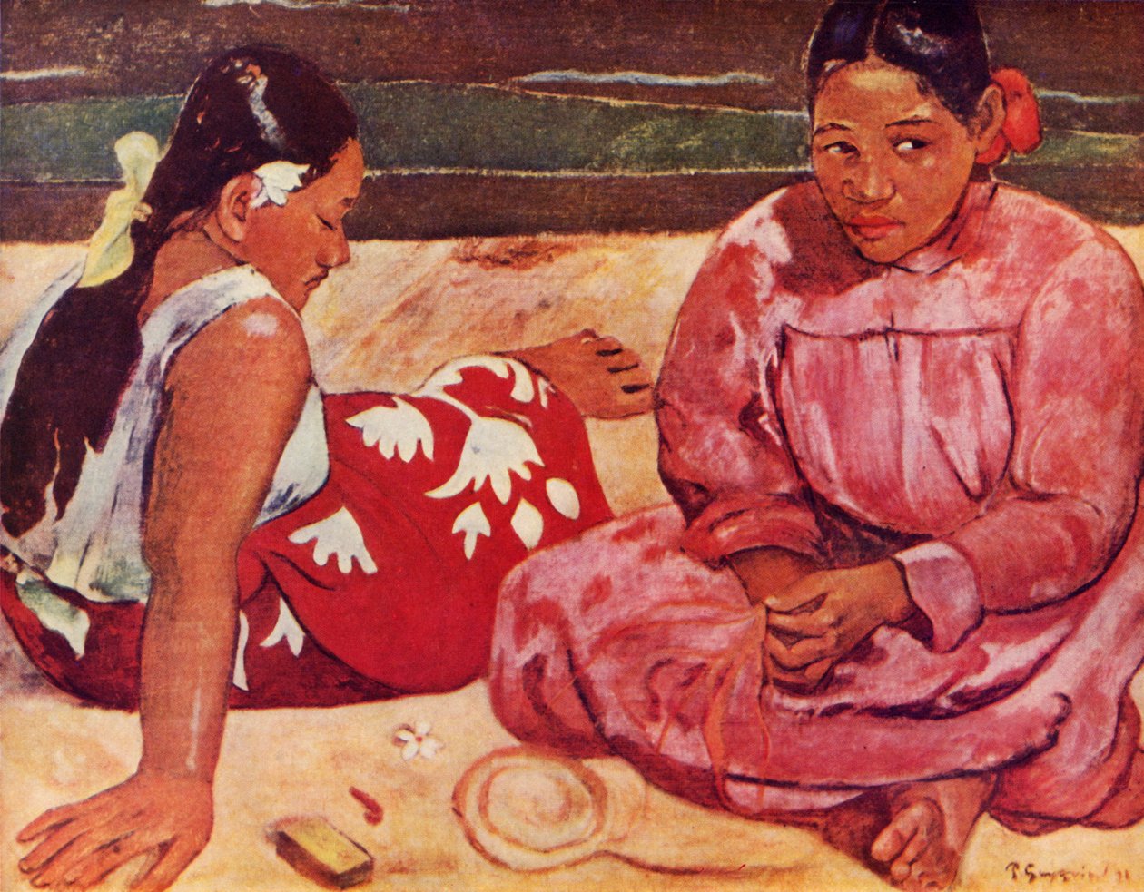 Mulheres do Taiti, 1936 de Paul Gauguin
