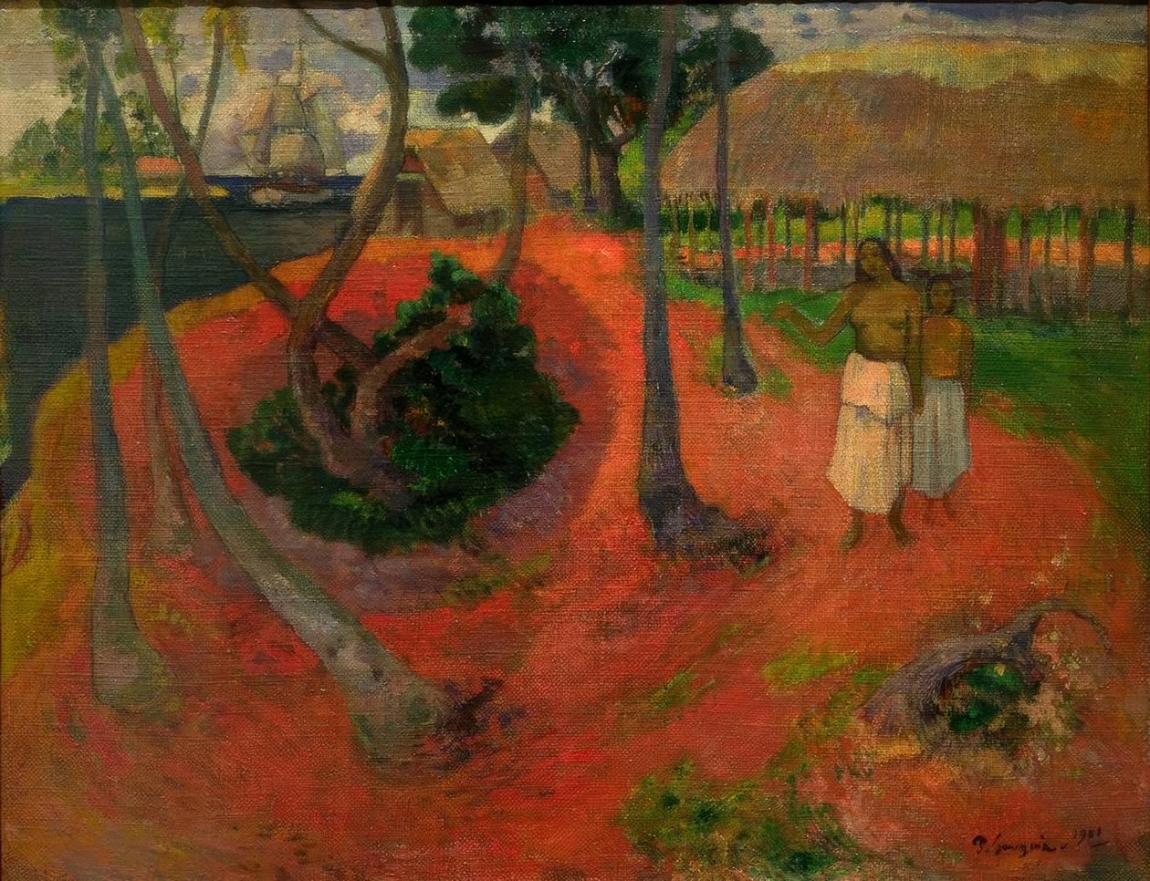 Idílio taitiano de Paul Gauguin