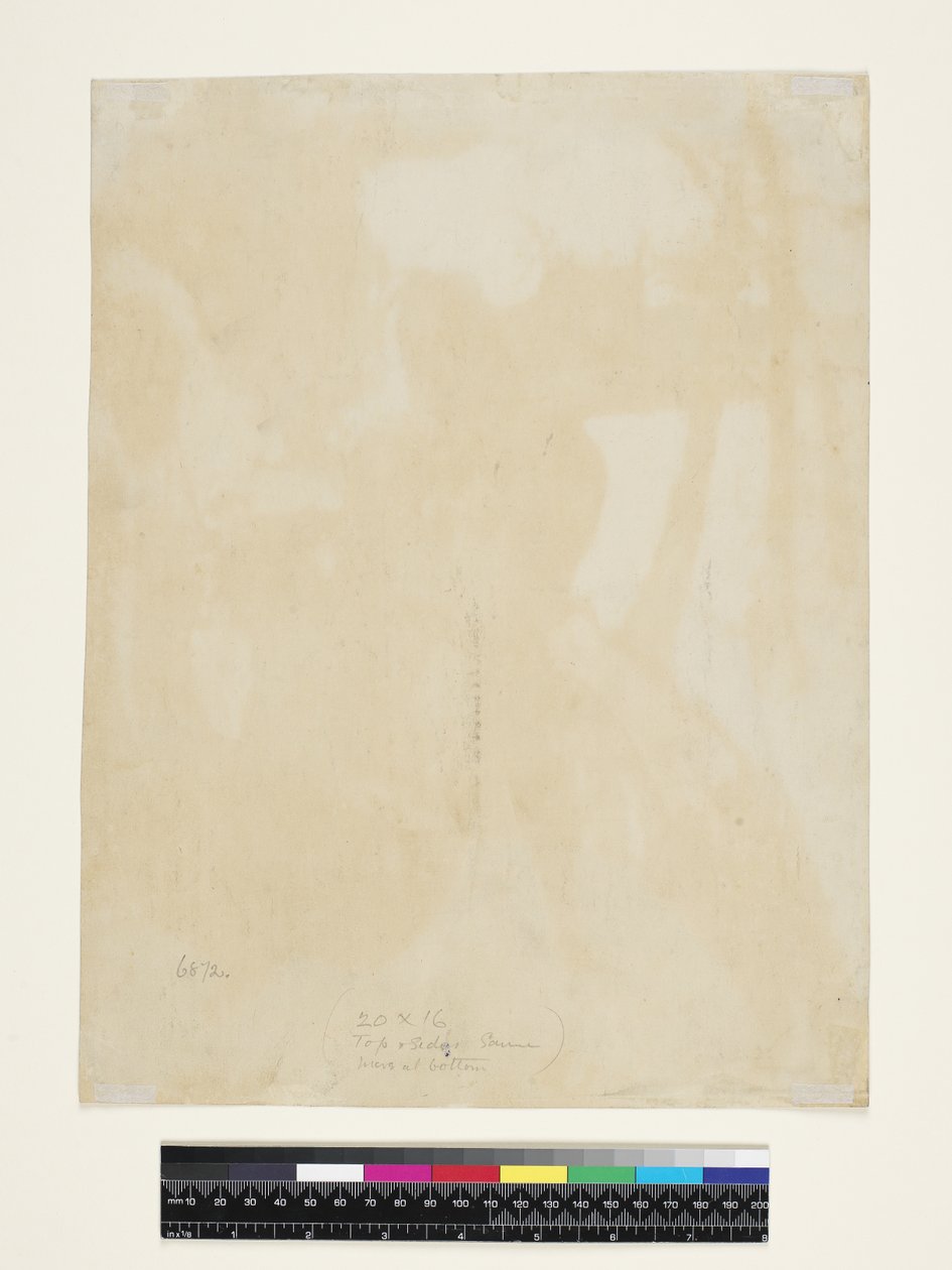 Te Faruru (verso) 1894 (monótipo, aquarela e guache sobre papel japonês) de Paul Gauguin