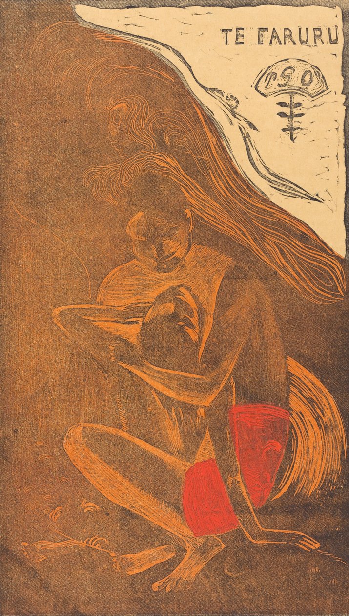 Te Faruru Eles estão fazendo amor aqui, 18941895. de Paul Gauguin
