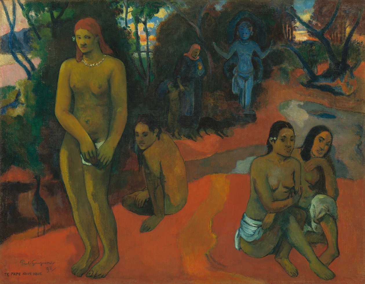 Te Pape Nave Nave (Águas Deliciosas) de Paul Gauguin