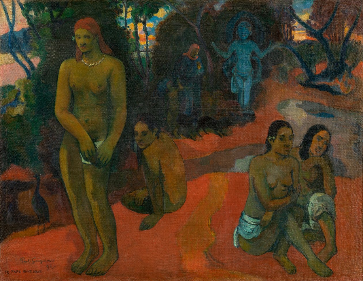 Te Pape Nave Nave (águas deliciosas) de Paul Gauguin