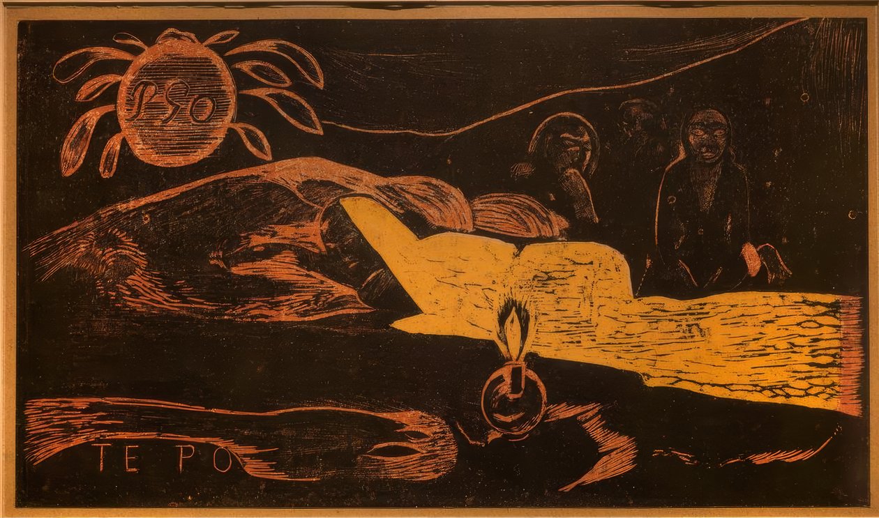 Te Po (A grande noite) de Paul Gauguin