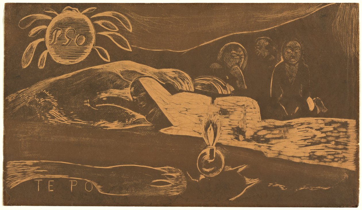 Te Po (A Longa Noite) de Paul Gauguin