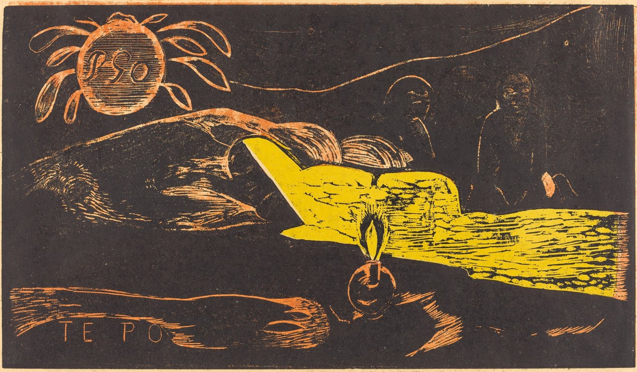 Te Po (A Longa Noite) de Paul Gauguin