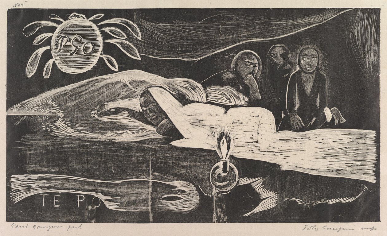 Te Po, 1893-94. de Paul Gauguin