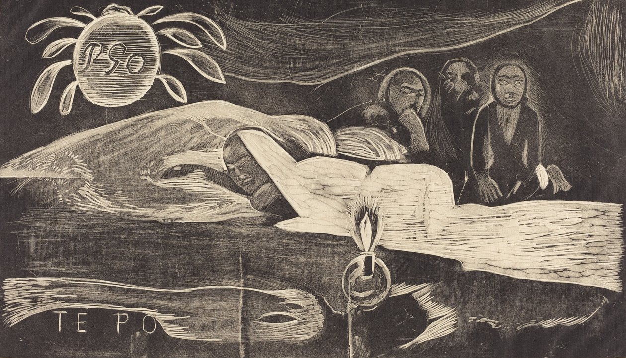 Te Po A Longa Noite, 18941895. de Paul Gauguin