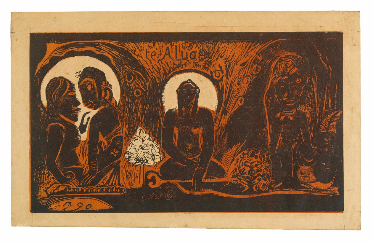 Te atua (O Deus), da Suíte Noa Noa de Paul Gauguin