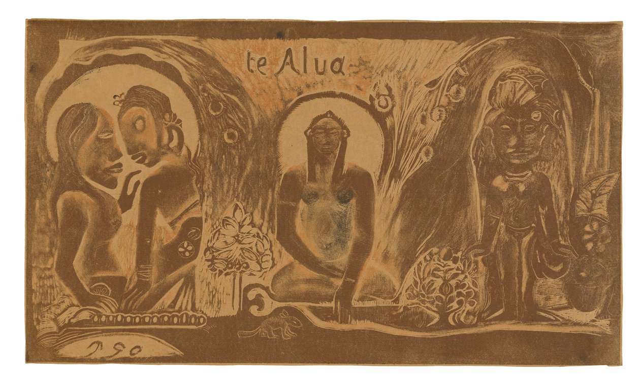 Te atua (O Deus), da Suíte Noa Noa de Paul Gauguin