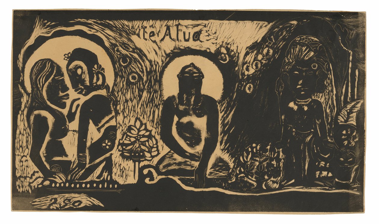 Te atua (O Deus), da Suíte Noa Noa de Paul Gauguin