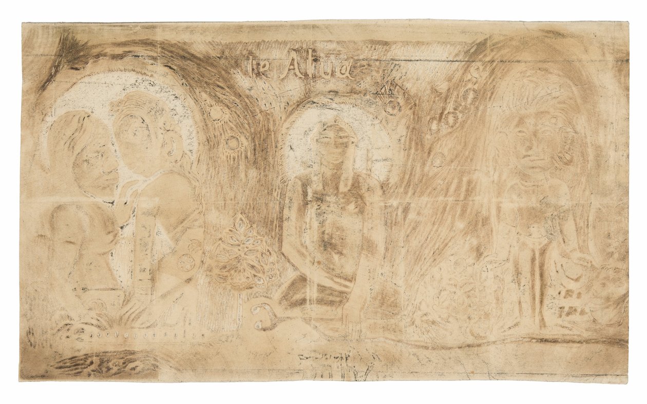 Te atua (O Deus), da Suíte Noa Noa de Paul Gauguin