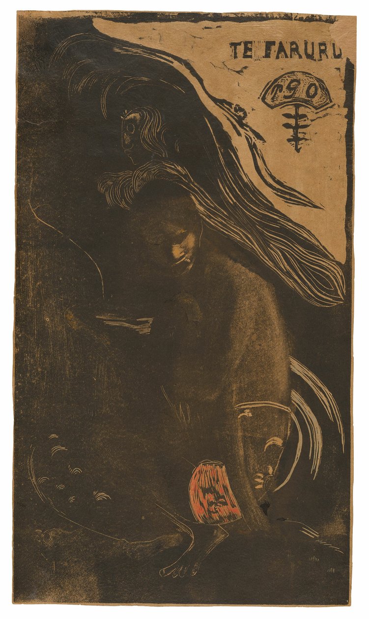 Te faruru (Aqui Fazemos Amor), da Suíte Noa Noa de Paul Gauguin