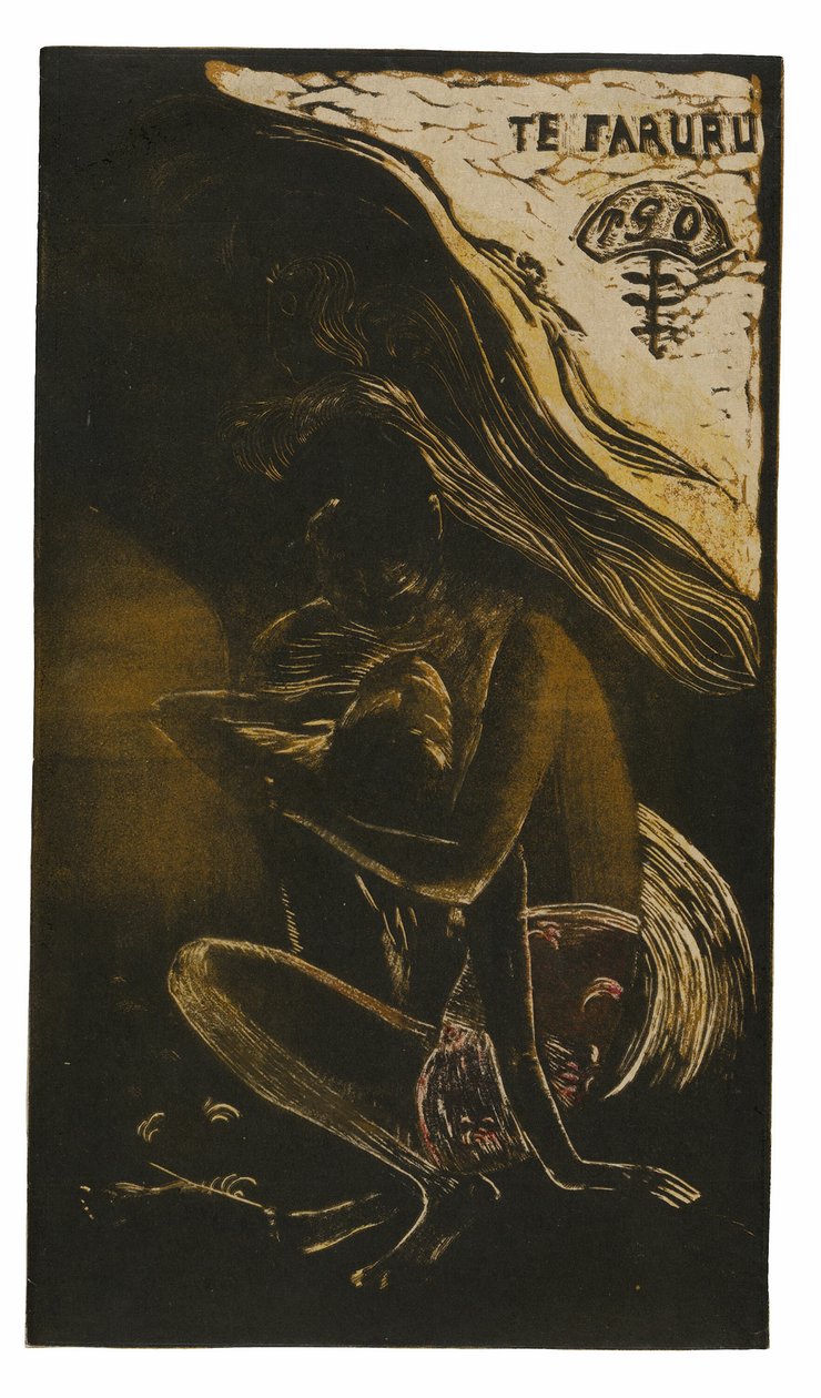 Te faruru (Aqui Fazemos Amor), da Suíte Noa Noa de Paul Gauguin