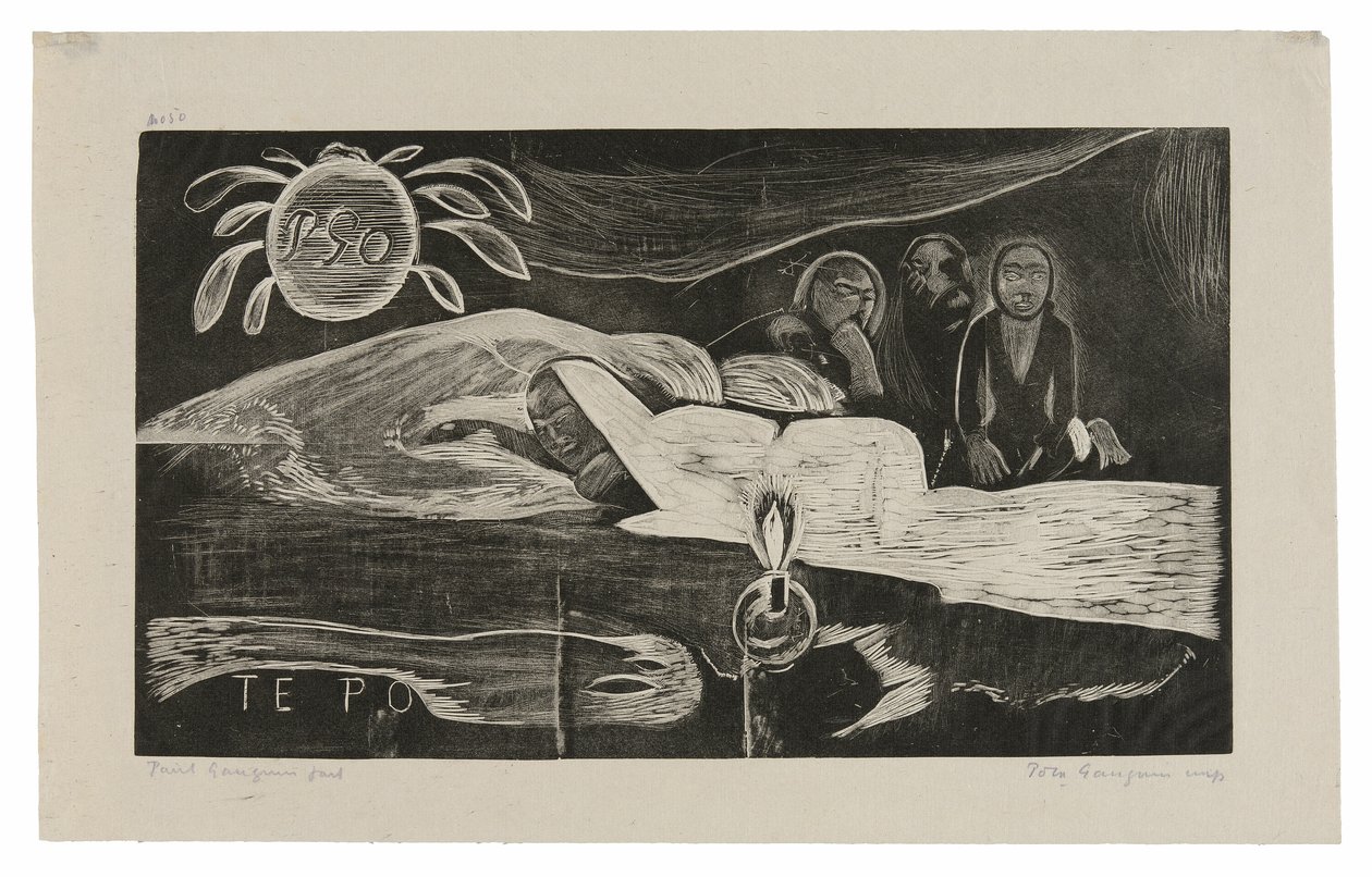 Te po (A Noite), da Suíte Noa Noa de Paul Gauguin