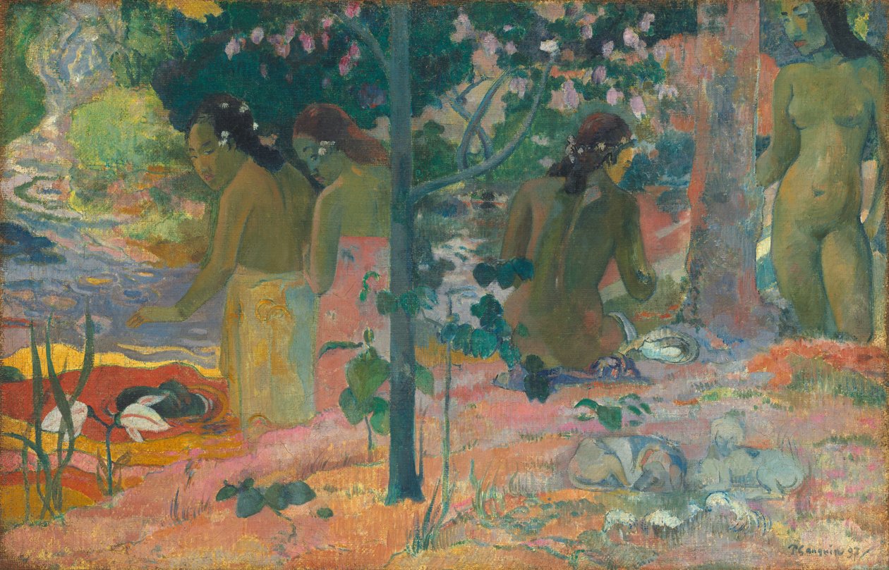 Os banhistas de Paul Gauguin