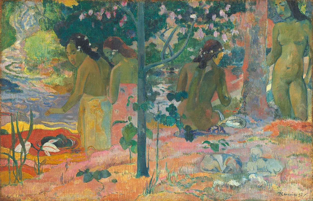 Os banhistas de Paul Gauguin