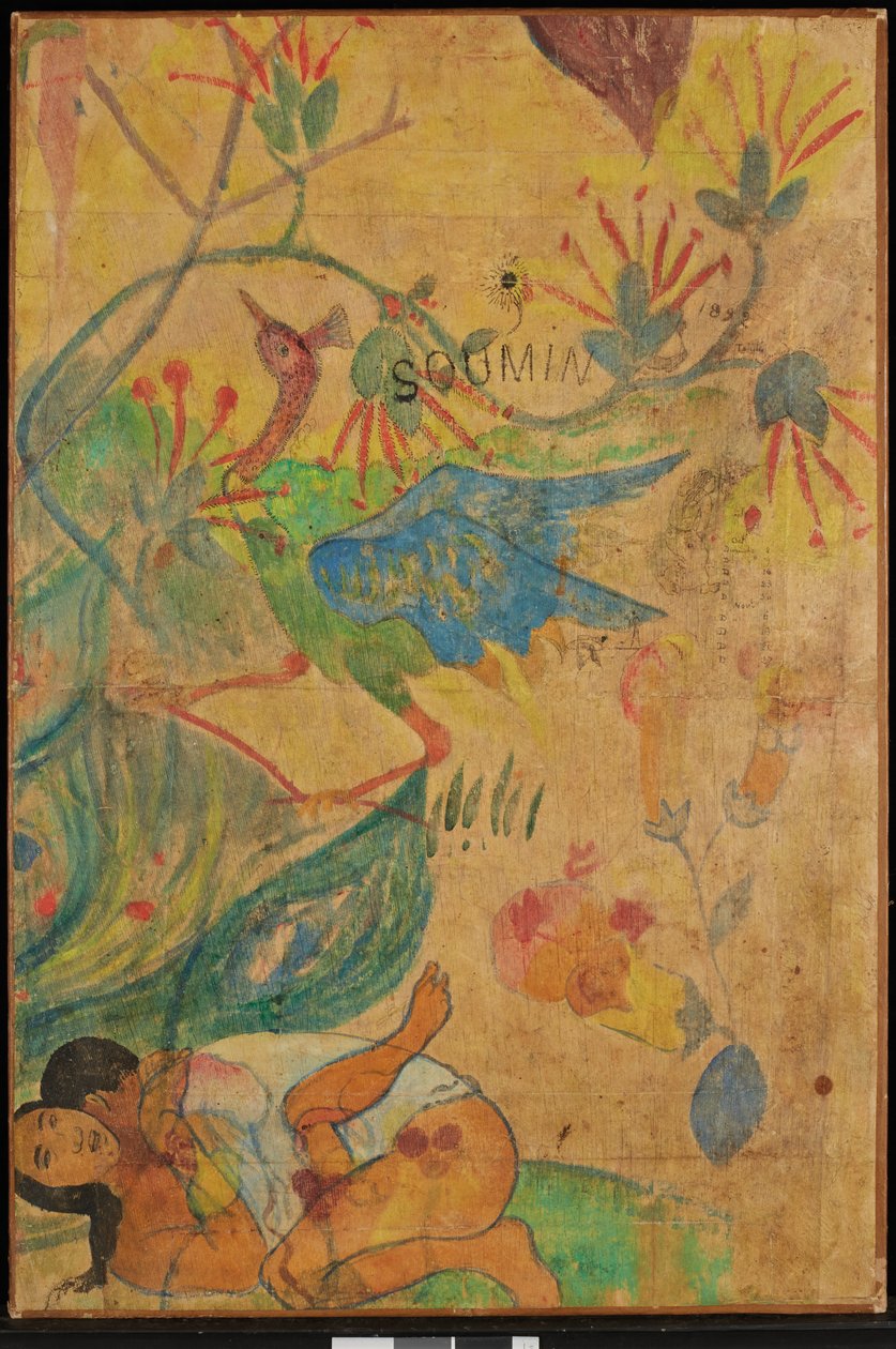 Os íbis azuis, 1892 de Paul Gauguin