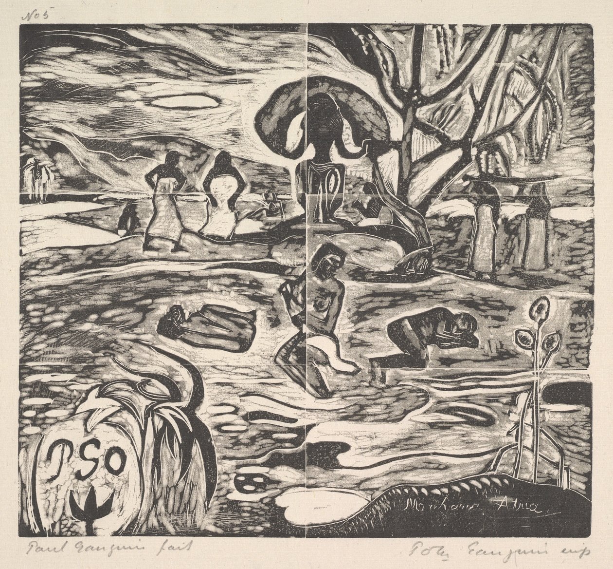 O Dia de Deus, 1894-95. de Paul Gauguin