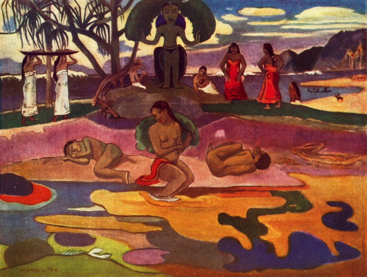 O Dia do Deus Mahana No Atua, 1936 de Paul Gauguin