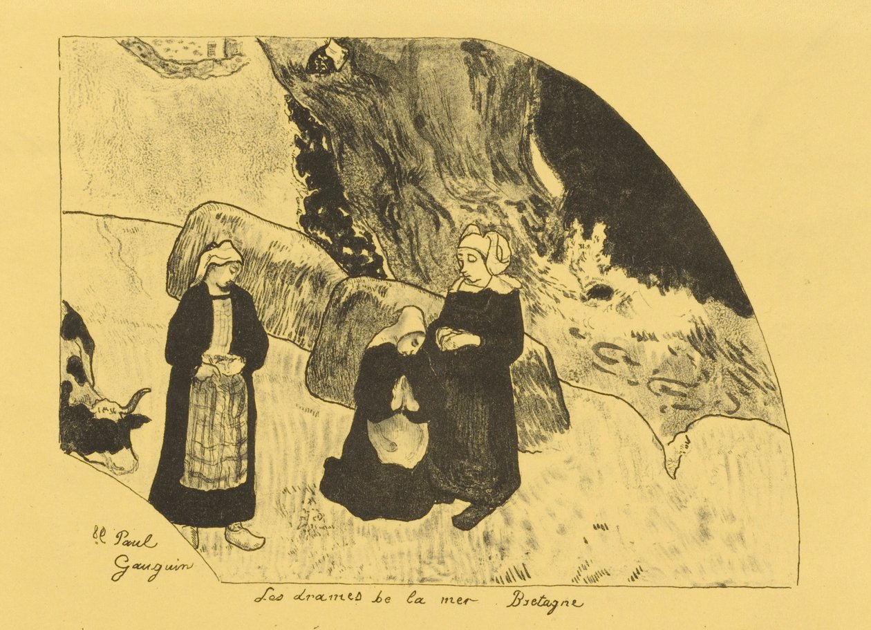 The Dramas of the Sea - Bretanha de Paul Gauguin