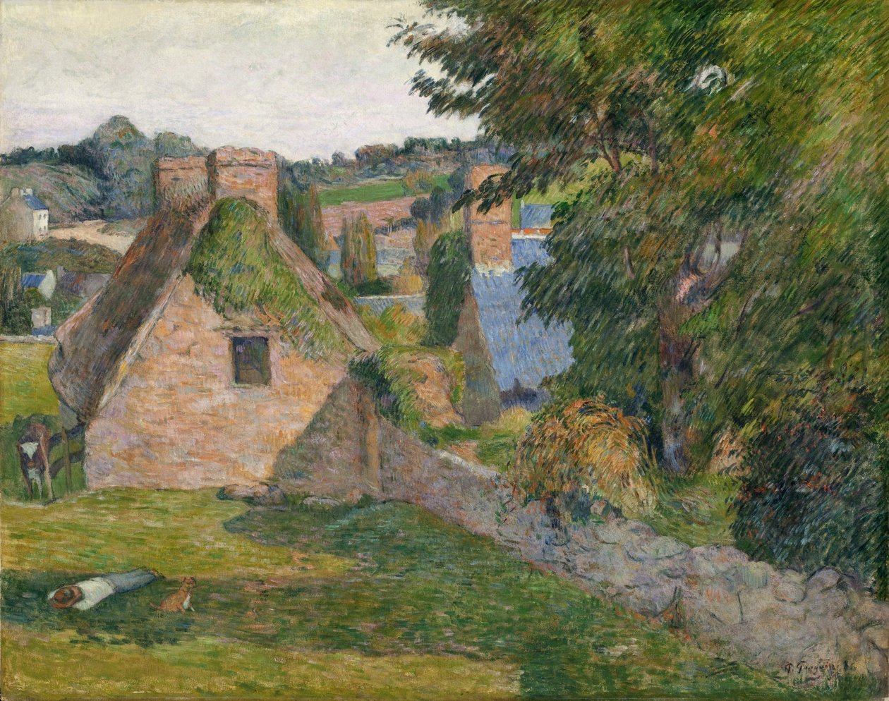 O campo de Derout-Lollichon de Paul Gauguin