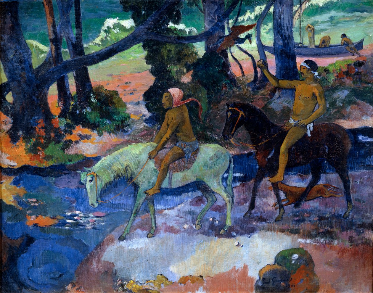 O Ford O Vôo, 1901. de Paul Gauguin
