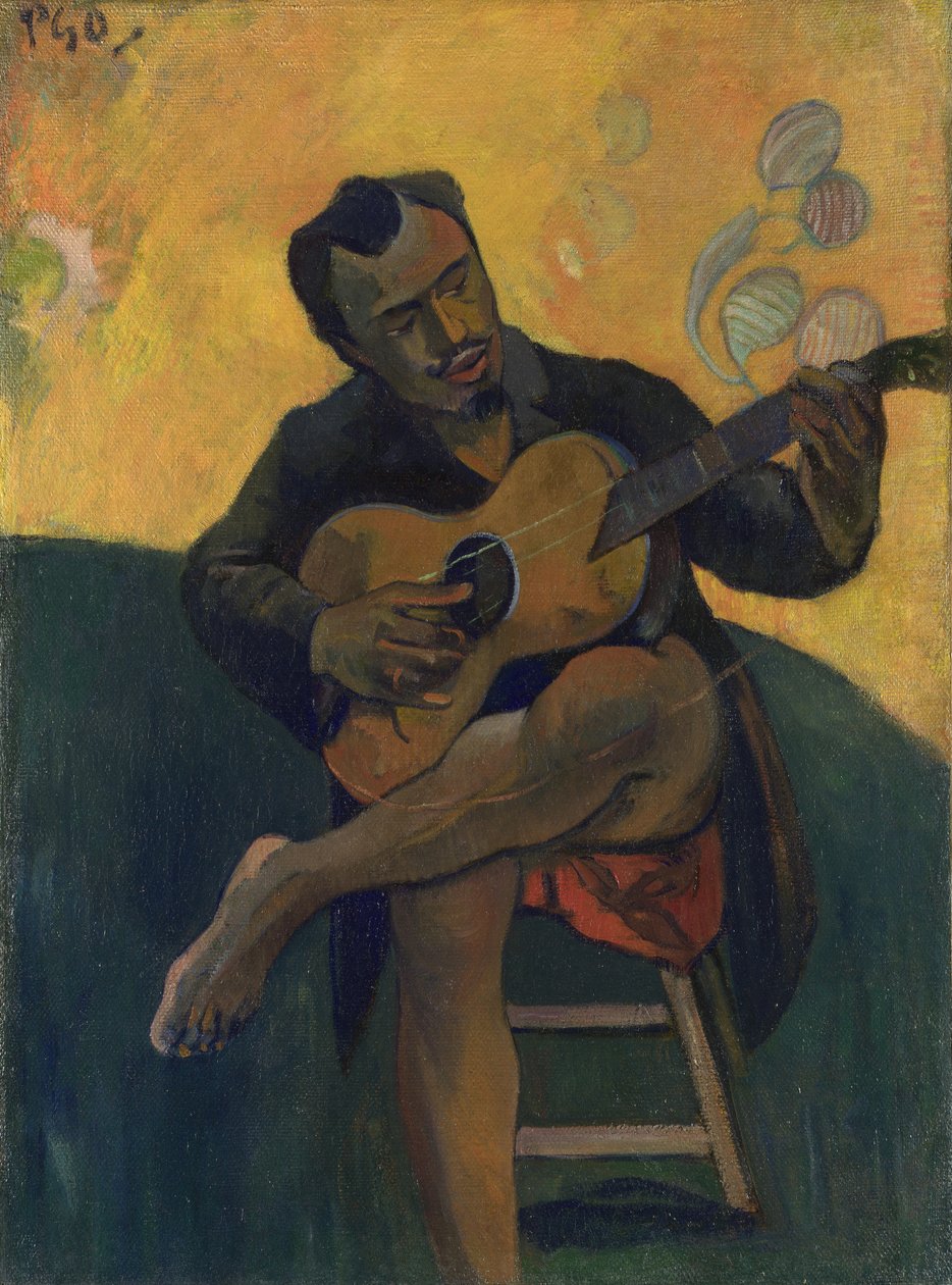 O guitarrista, 1894 de Paul Gauguin