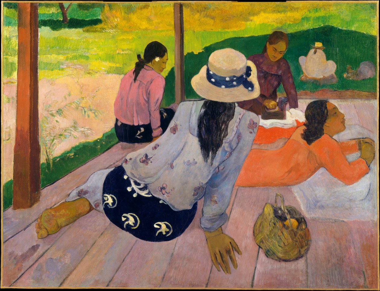 A sesta de Paul Gauguin