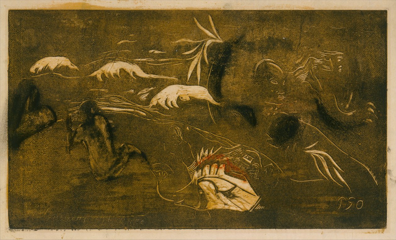 O universo é criado, 1893-94., 1893-94. de Paul Gauguin