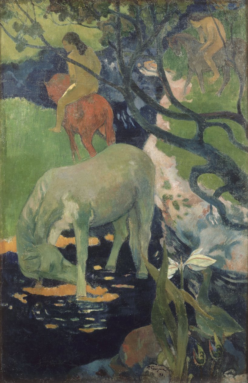 O cavalo branco de Paul Gauguin