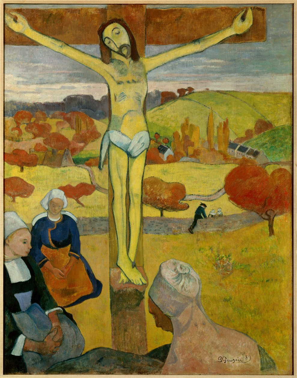 O Cristo Amarelo, 1889 de Paul Gauguin