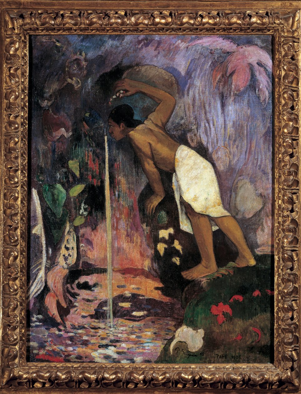 A água misteriosa (Papa Moe) Pintura de Paul Gauguin (1848-1903) 1893 Coleção privada. de Paul Gauguin
