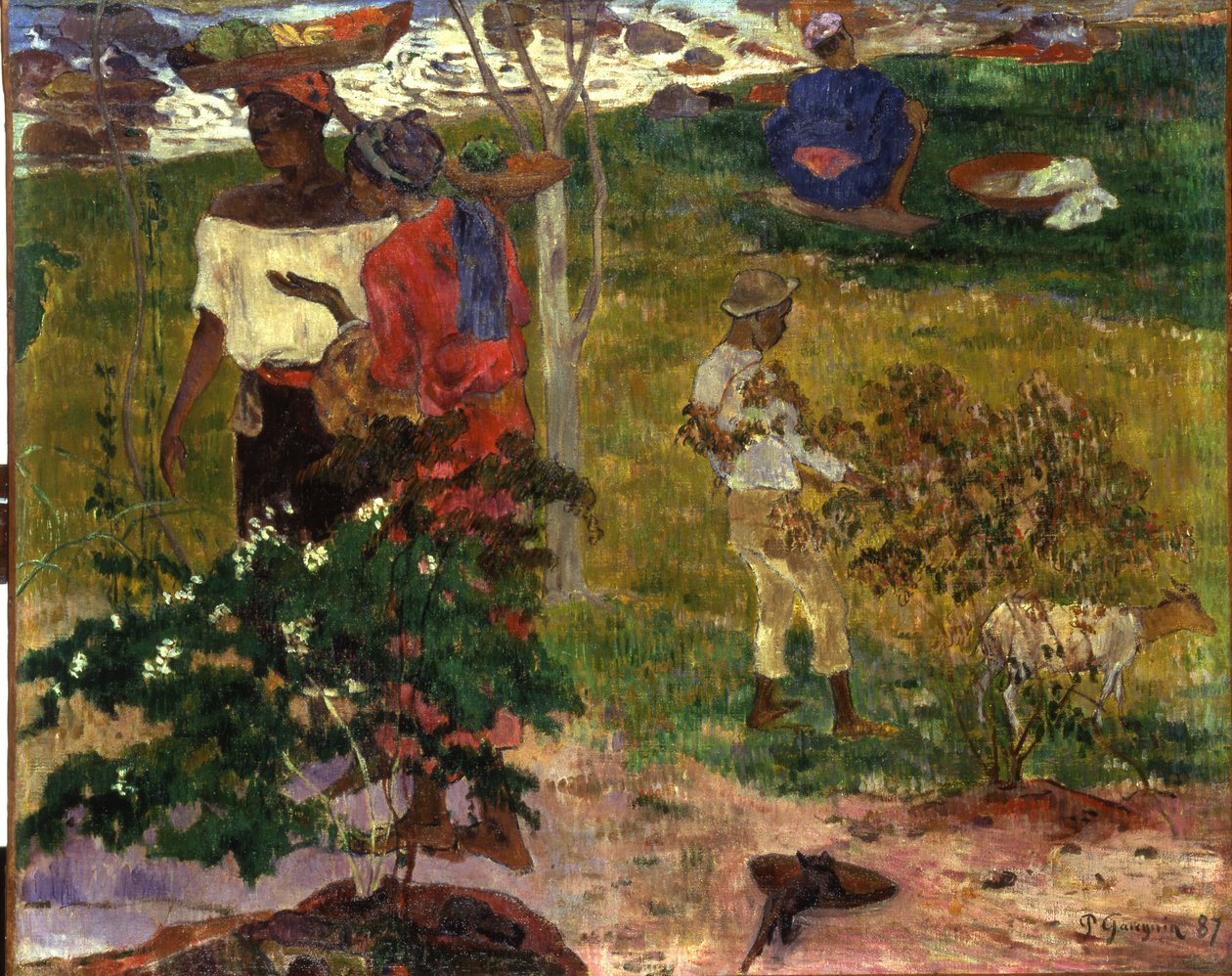 Conversa tópica, 1887 de Paul Gauguin