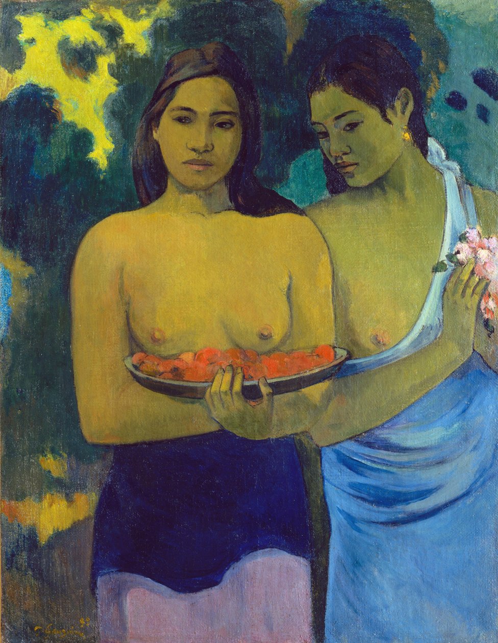 Dois taitianos de Paul Gauguin