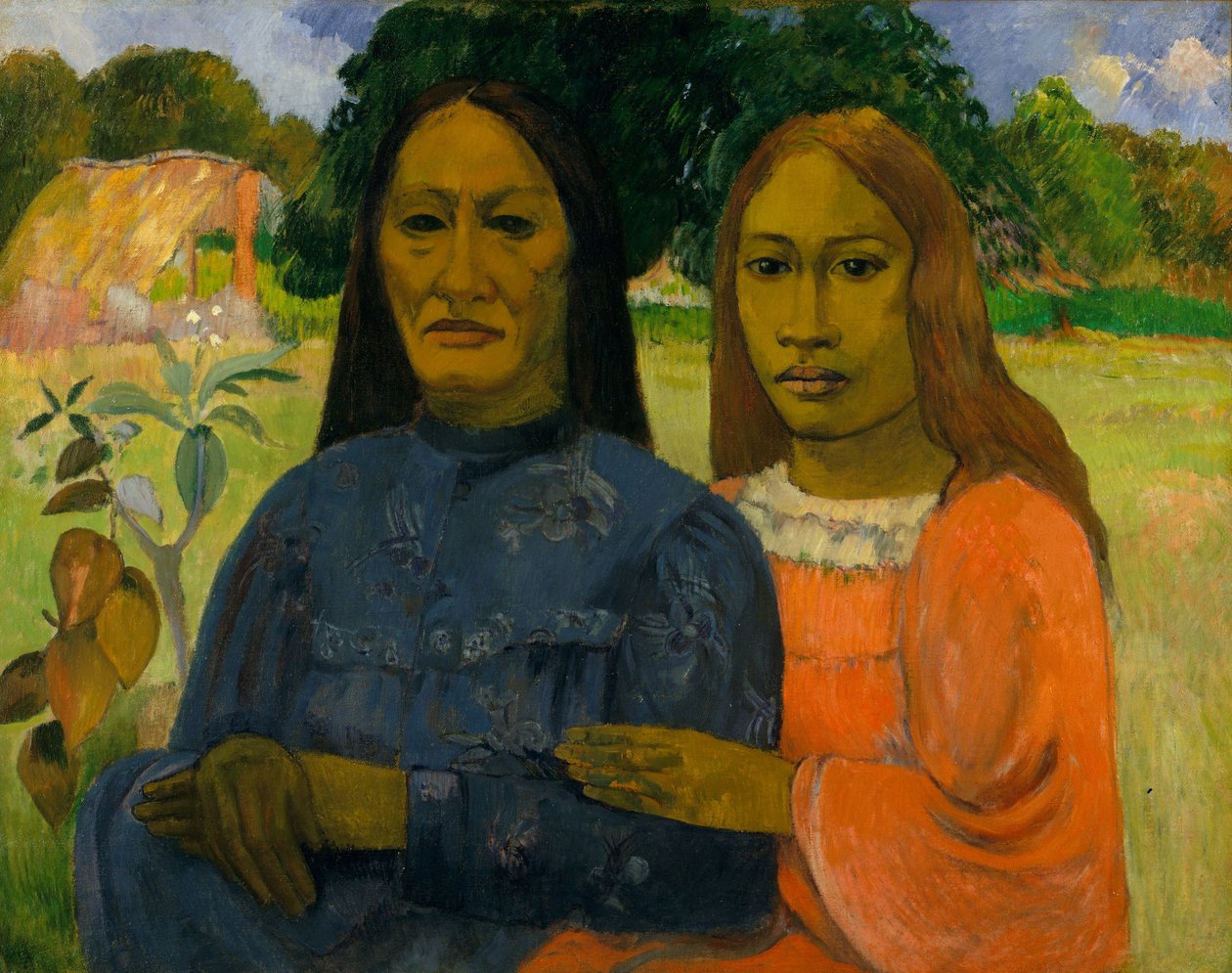 Duas mulheres de Paul Gauguin