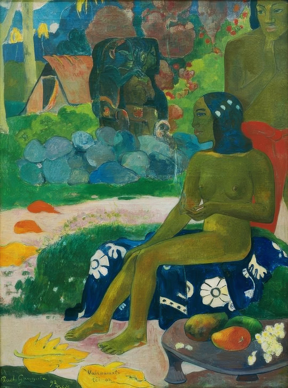 Foi um verão agitado de Paul Gauguin