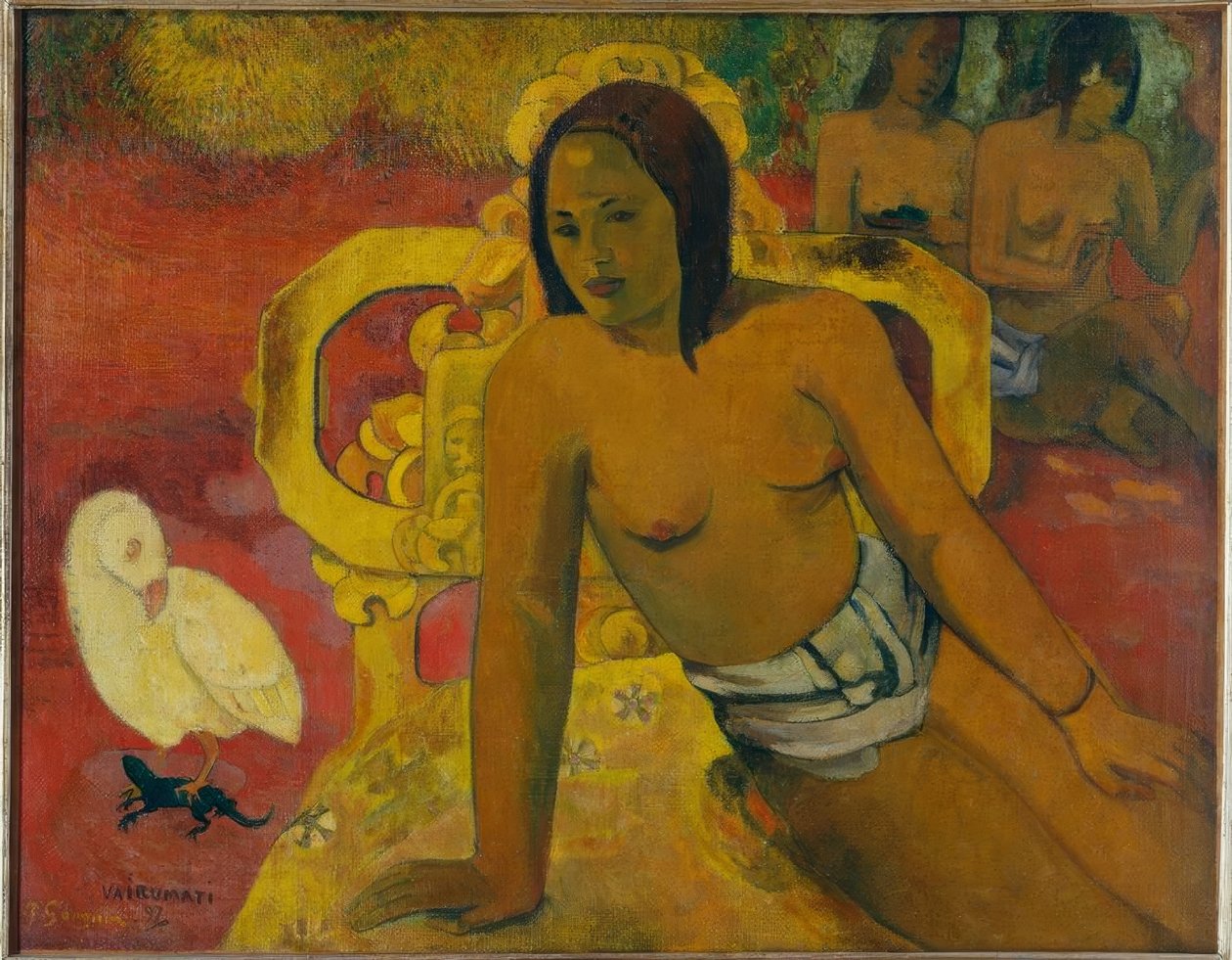 A maioria dos cabelos de Paul Gauguin