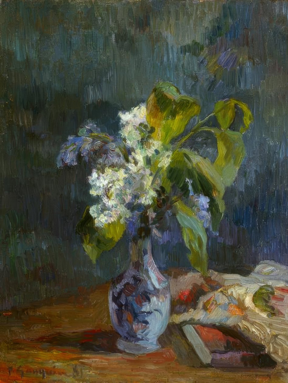 Vaso de flores de Paul Gauguin