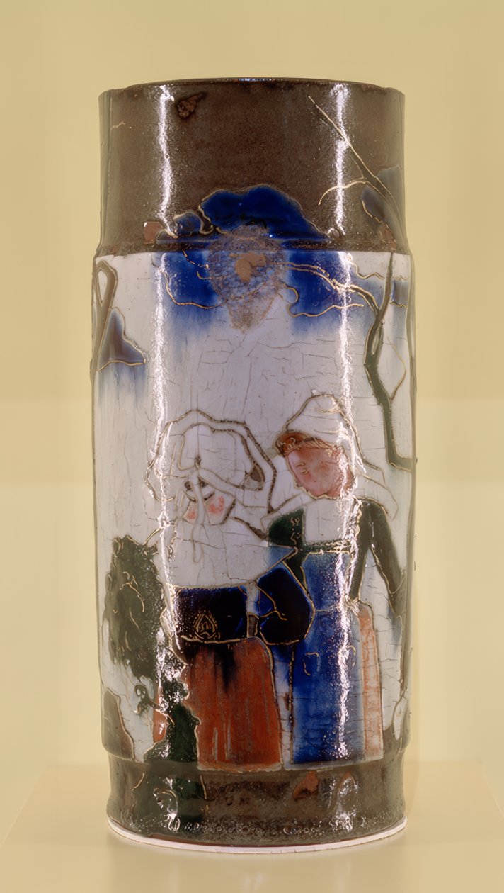 Vaso com cenas bretãs de Paul Gauguin