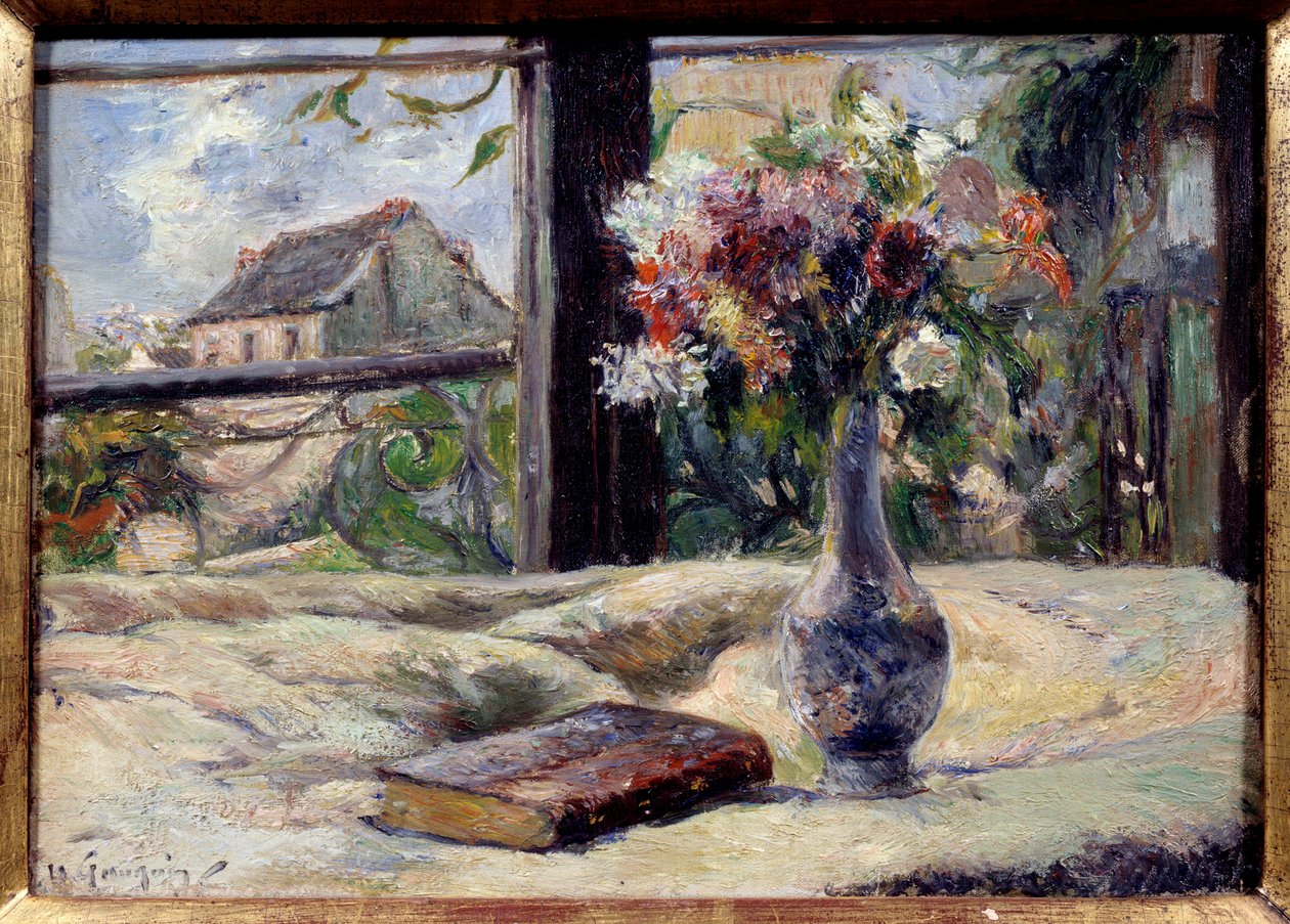 Vaso de flores. Pintura de Paul Gauguin (1848 - 1903) de Paul Gauguin