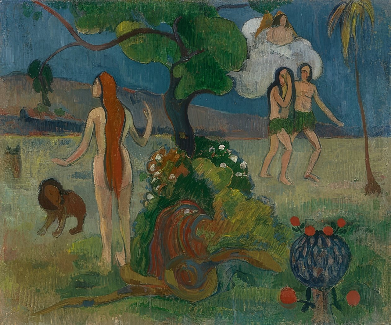 Paraíso perdido . Por volta de 1890 de Paul Gauguin