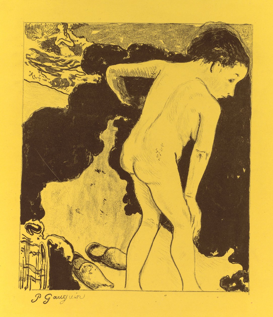 Volpini Suite: Breton Bathers Baigneuses Bretonnes, 1889. de Paul Gauguin