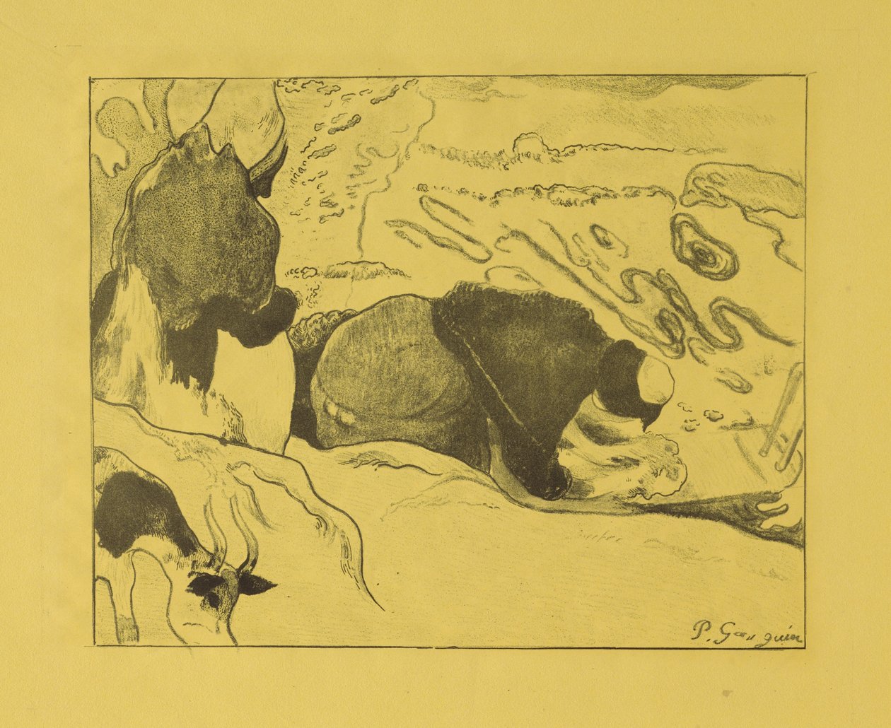 Lavadeiras de Paul Gauguin
