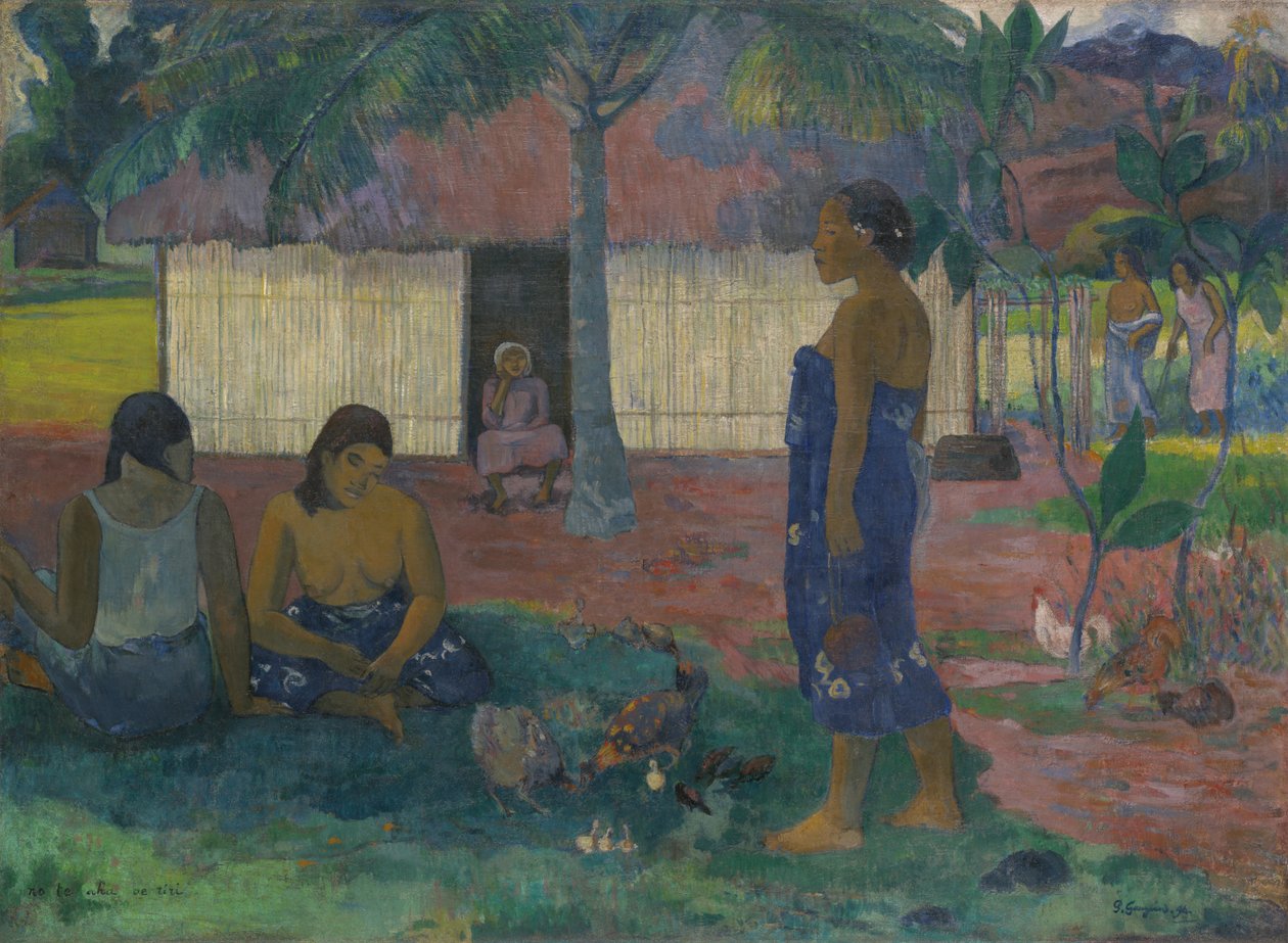 Por que você está zangado de Paul Gauguin